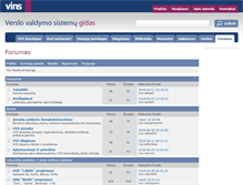 Tablet Screenshot of forum.vvsgidas.lt
